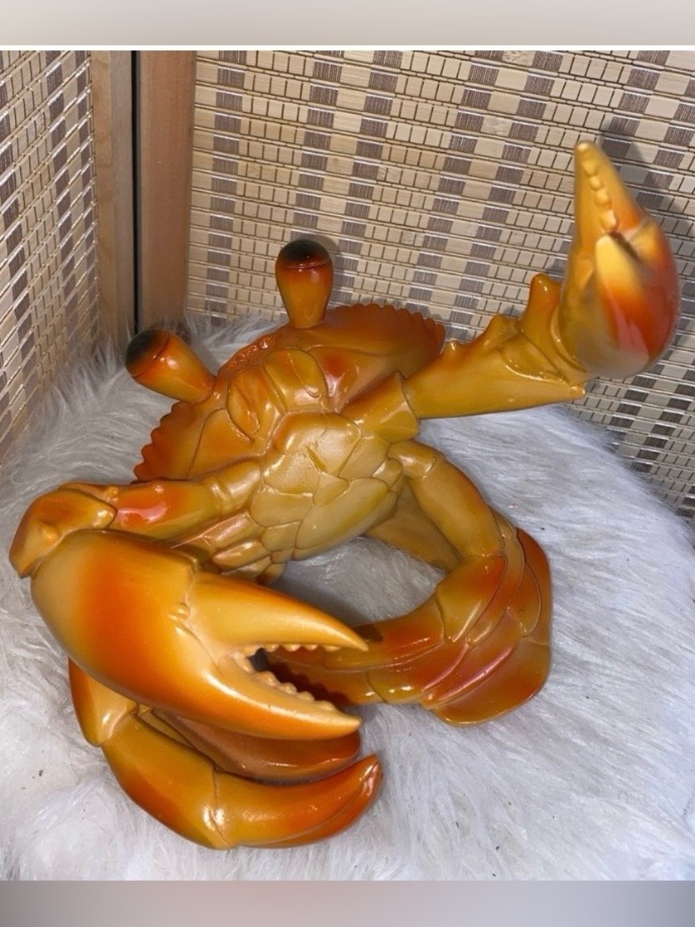 Crab Resin Wine Bottle Holder